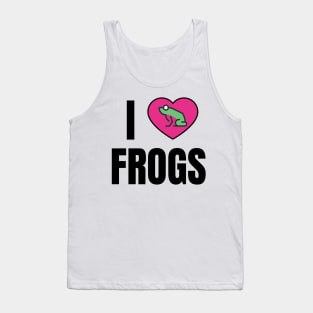 I Love Frogs Tank Top